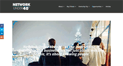 Desktop Screenshot of networkunder40.com